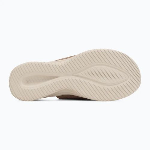 Ciabatte da donna SKECHERS Ultra Flex 3.0 Rhythm Waves brown