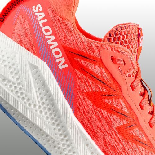 Scarpe da running da uomo Salomon Aero Glide 4 neon flame/white/persia