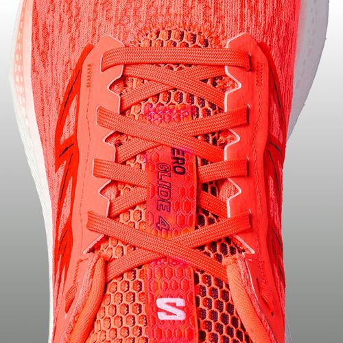 Scarpe da running da uomo Salomon Aero Glide 4 neon flame/white/persia