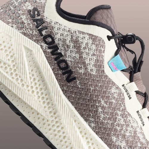 Scarpe da running da uomo Salomon Aero Glide 4 GRVL vanilla ice/black/iron