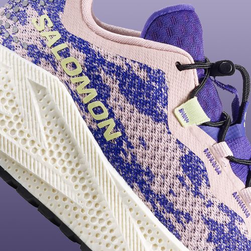 Scarpe da running da donna Salomon Aero Glide 4 GRVL shadow gray/deep blue/butterfly