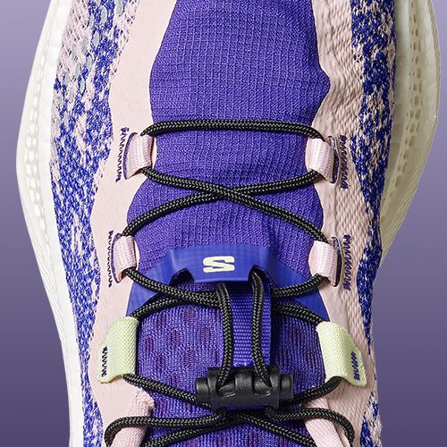 Scarpe da running da donna Salomon Aero Glide 4 GRVL shadow gray/deep blue/butterfly