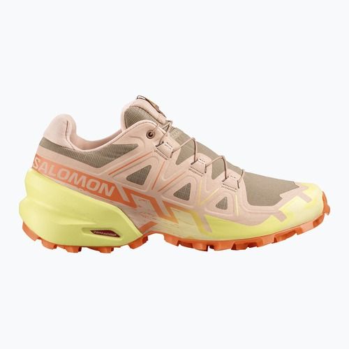 Scarpe da running da donna Salomon Speedcross 6 burro/sunny lime/almond cream