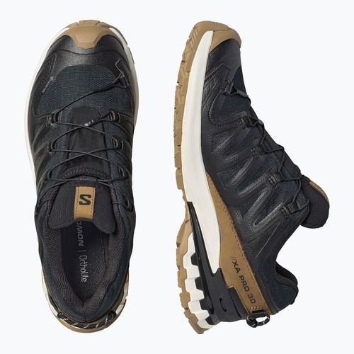 Scarpe da running da donna alomon XA PRO 3D V9 GTX Lifelong black/coyote brown/vanilla ice