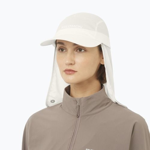 Cappellino con visiera Salomon Sahara whisper white