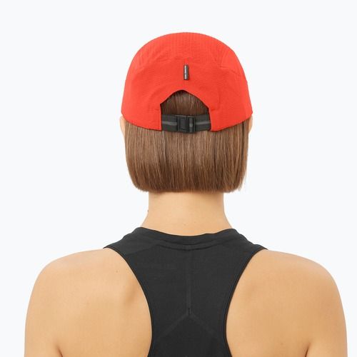 Cappellino con visiera Salomon Sense Aero fiery red