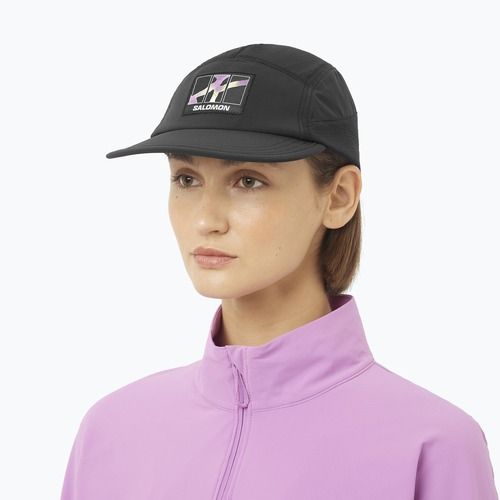 Cappellino con visiera Salomon Sense Aero pink frosting/acid lime