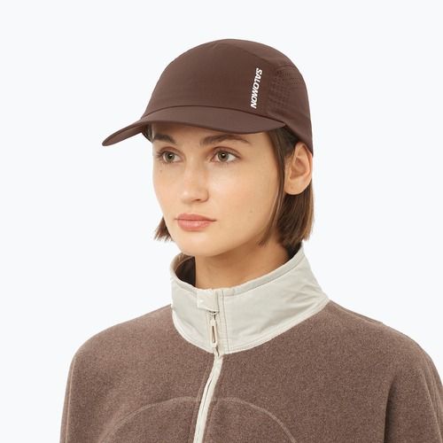 Cappellino con visiera Salomon Shakeout coffe bean
