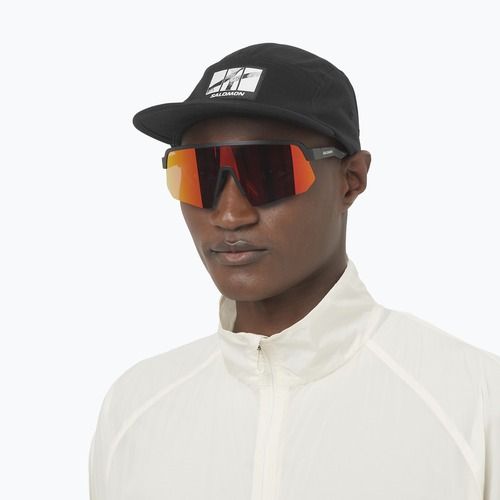Cappellino con visiera Salomon Wild Rays 5 Deep black panel