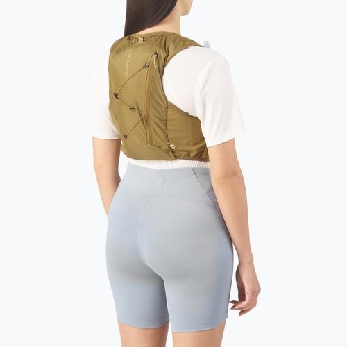 Gilet da corsa Salomon Active Skin 4 Set brilliant olive/willow