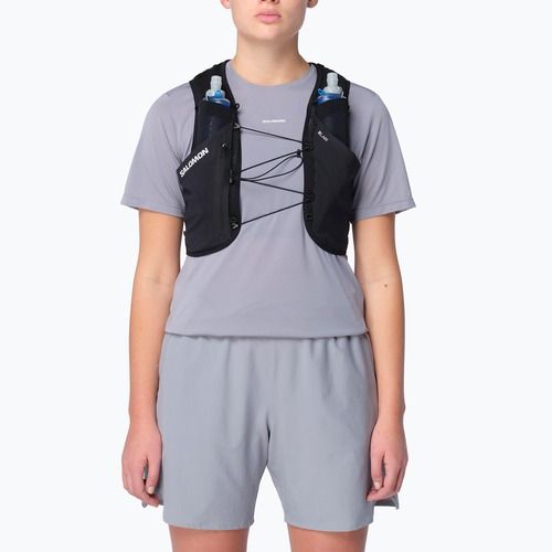 Gilet da corsa Salomon S/Lab Pulsar with 3 Flasks black/white