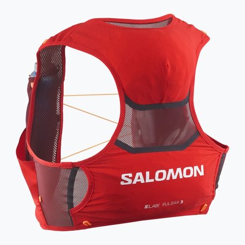 Gilet da corsa Salomon S/Lab Pulsar 3 Set fiery red/andorra/orange pop
