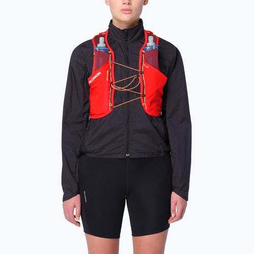 Gilet da corsa Salomon S/Lab Pulsar 3 Set fiery red/andorra/orange pop