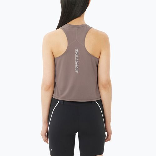 Canotta da corsa da donna Salomon Sense Aero Short Tank iron