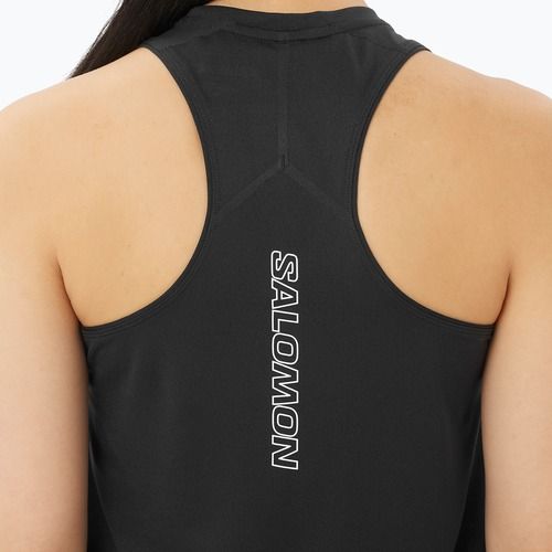 Canotta da running da donna Salomon Sense Aero Short Tank deep black