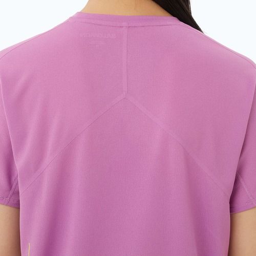 Maglietta da corsa da donna Salomon Sense Aero SS Tee GFX iris orchid/acid lime