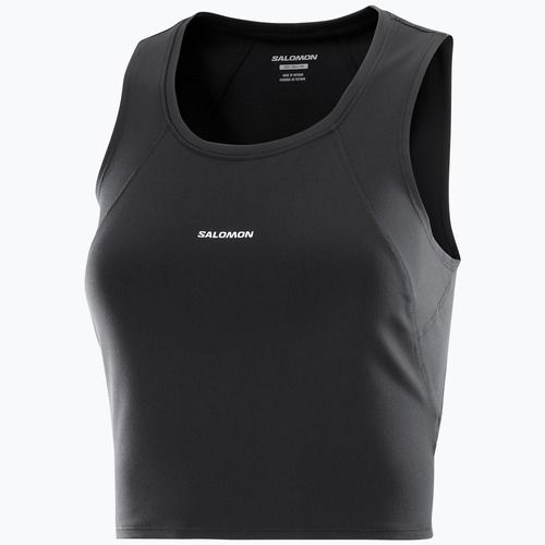 Maglietta da running da donna Salomon SHAKEout Bliss Tanklette deep black