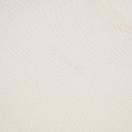 Maglia a maniche lunghe da running da uomo Salomon Shakeout Core whisper white