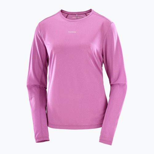 Maglia a maniche lunghe da running da donna Salomon Shakeout Core iris orchid