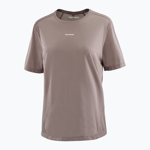 Maglietta da running da donna Salomon Shakeout Core iron