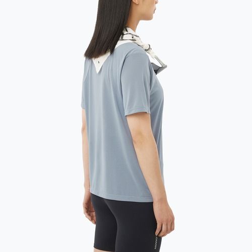 Maglietta da running da donna Salomon Shakeout Core trade winds
