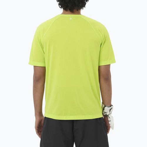 Maglietta da running da uomo Salomon Shakeout Core acid lime
