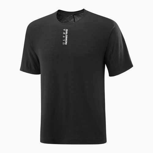 Maglietta da running da uomo  Salomon Ultra Tee deep black