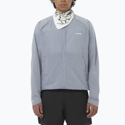 Giacca da running da uomo Salomon Shakeout Fly trade winds