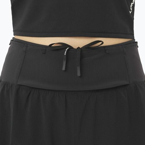 Pantaloncini da corsa da donna Salomon Sense Aero 2IN1 Trail 4" deep black
