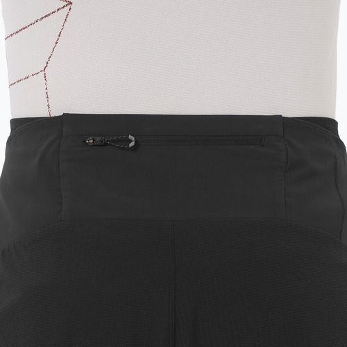 Pantaloncini da corsa da uomo Salomon Sense Aero Stow 5" deep black