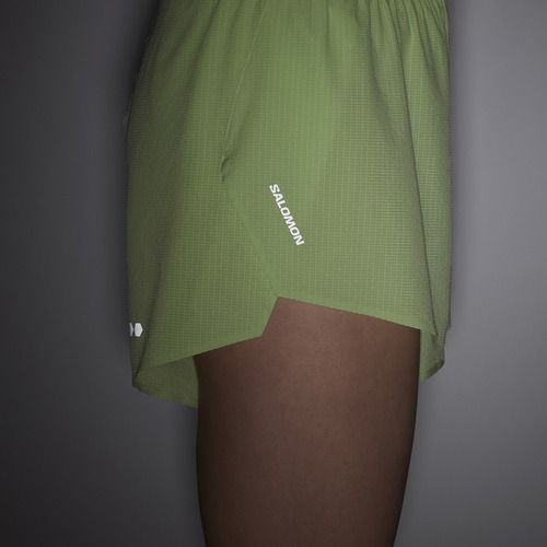 Pantaloncini da corsa da donna Salomon Sense SPLT 3" butterfly