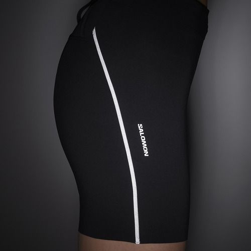 Pantaloncini da corsa da donna Salomon Sense Stow 6" deep black