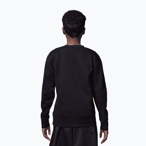 Felpa bambini Jordan JDB Brooklyn Fleece Essential Crew black