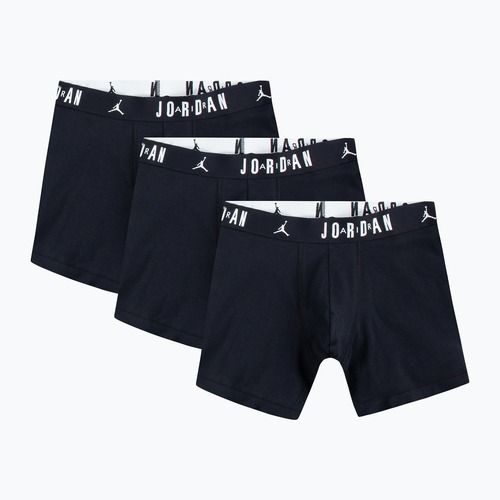 Boxer da uomo Jordan JHM Flight Cotton Core 3 paia nero