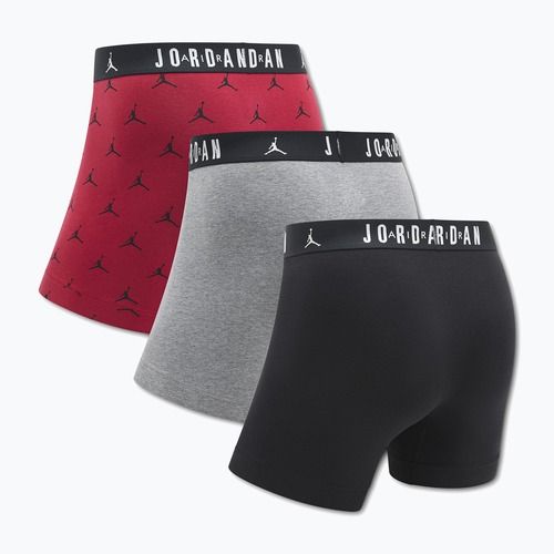 Boxer da uomo Jordan JHM Flight Cotton Essential 3 paia gym red