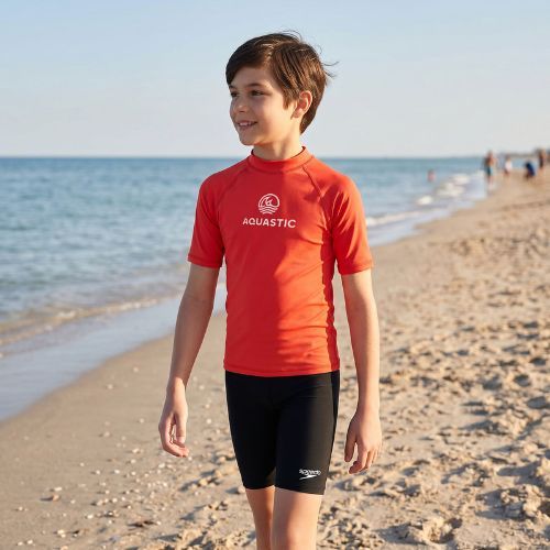 Maglietta per bambini AQUASTIC Rimos UV 50+ UPF orange