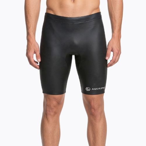 Pantaloncini in neoprene da uomo AQUASTIC OceanFlex 5/3 mm GLIDE SKIN nero