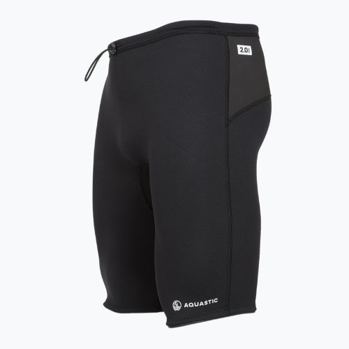Pantaloncini in neoprene da uomo AQUASTIC SeaFlex 2.0 mm nero