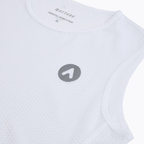 Maglia antitraspirante da ciclismo donna ATTABO Essential WMNS 2 pcs. white
