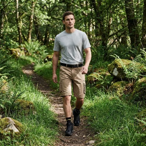 Pantaloncini uomo KADVA PathGear brown