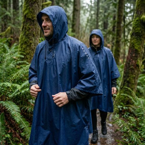 Mantella antipioggia KADVA AquaDefend membrane 5000 navy blue