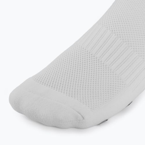 Calzettoni da calcio per bambini OneTeam Precision Grip non-slip 2-pack white