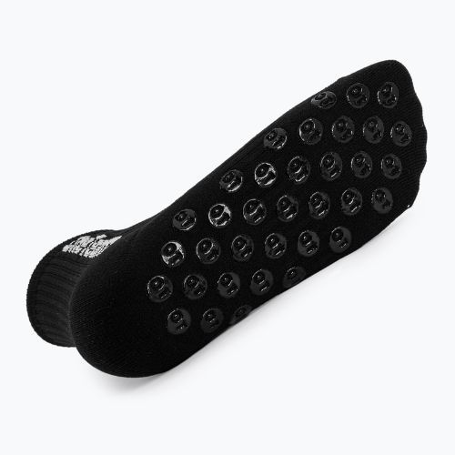 Calzettoni da calcio per bambini OneTeam Precision Grip non-slip 2-pack black