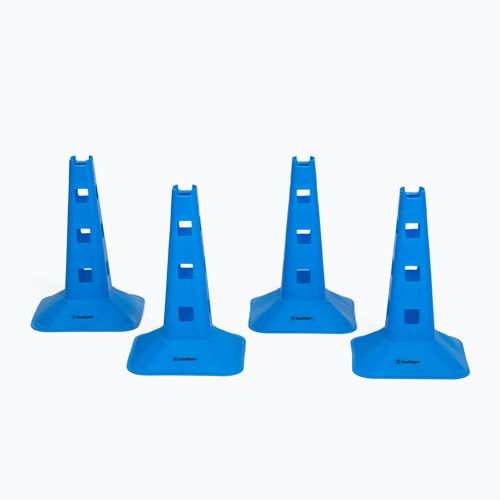 Zestaw pachołków OneTeam TRFTB03 HG4 4 sztuki niebieski