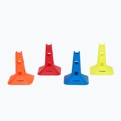 Set di coni OneTeam TRFTB03 MD6 6 pezzi gialli