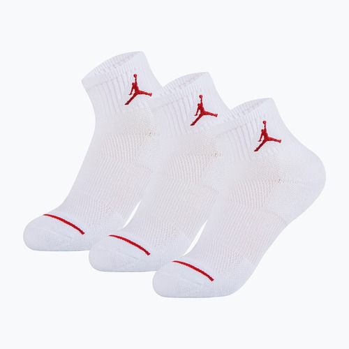 Calzini per bambini Nike Air Jordan Jumpman Quarter 3 pairs white