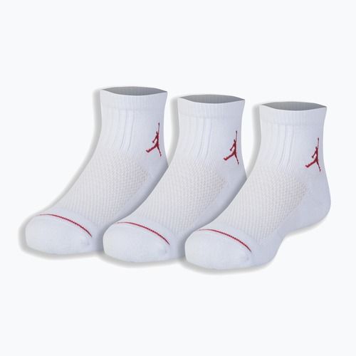 Skarpety dziecięce  Nike Air Jordan Jumpman Quarter 3 pary white
