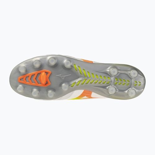 Scarpe da calcio Mizuno Monarcida Neo III Elite FG white/evening primrose/lava orange