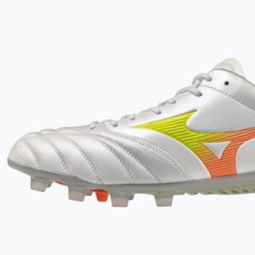 Scarpe da calcio Mizuno Monarcida Neo III Elite FG white/evening primrose/lava orange