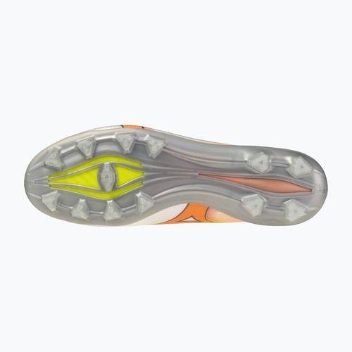 Scarpe da calcio Mizuno Alpha III Japan FG white/lava orange/evening primrose